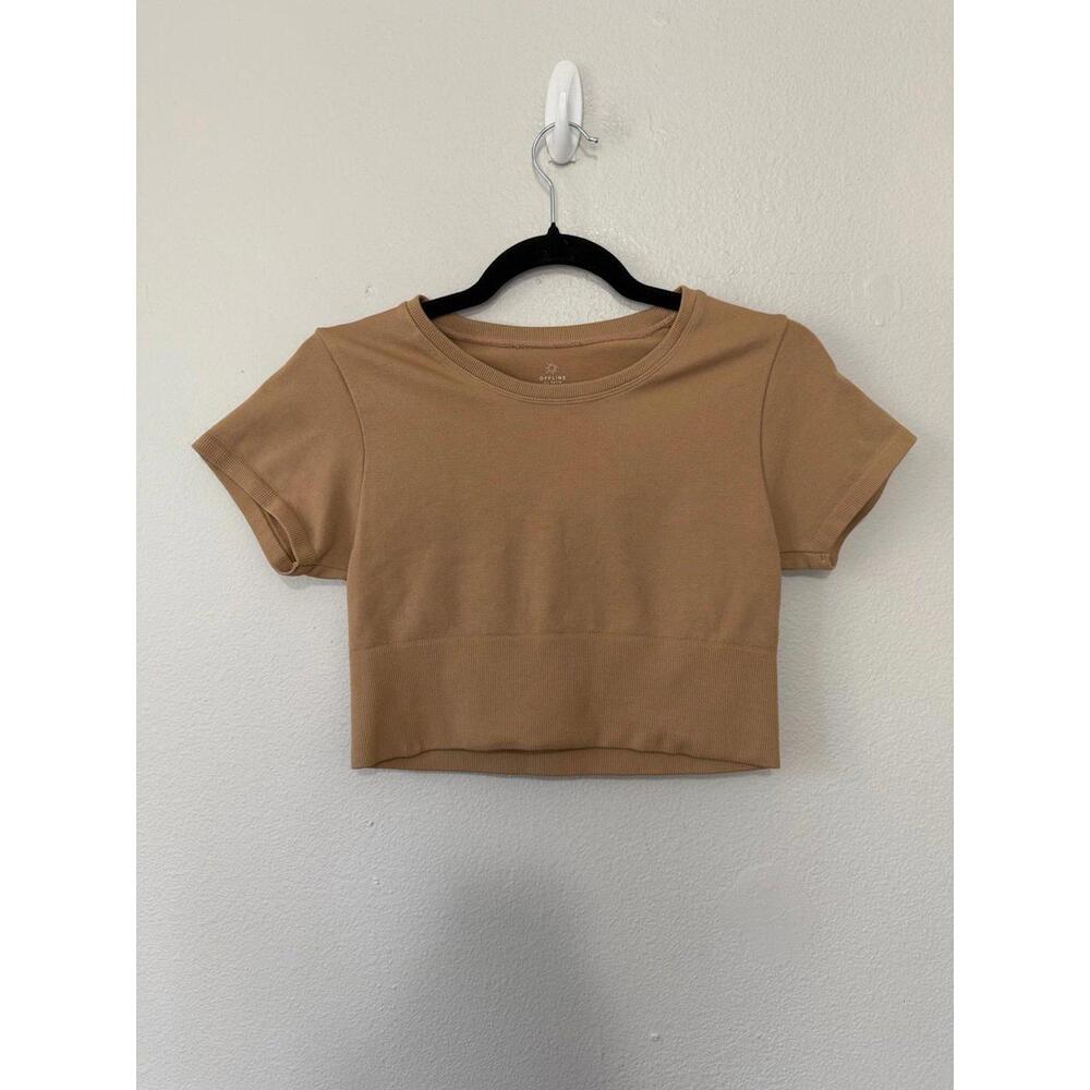 Aerie offline seamless cropped t shirt size small